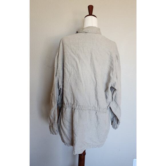 Sierra Trading Post 100% Linen  Jacket SZ XL Classic Casual - Picture 4 of 11